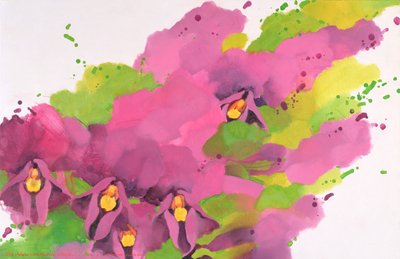 Violets, 1995 by Myung Bo Sim